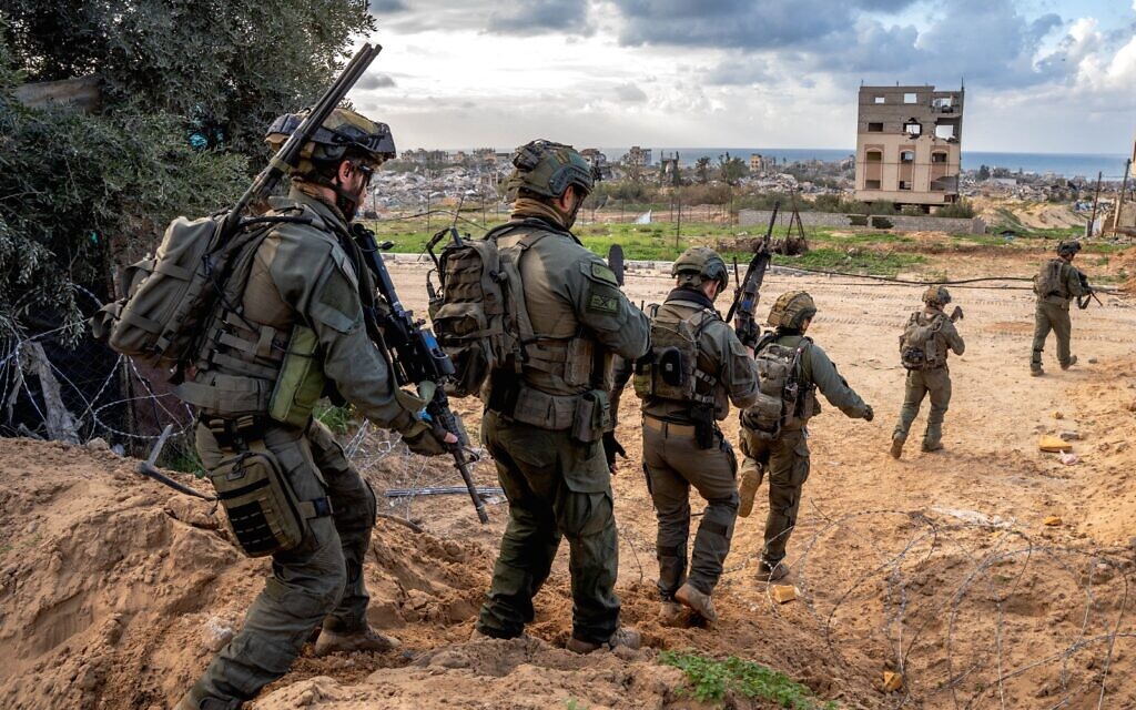 Israeli troops in Gaza IDF photo