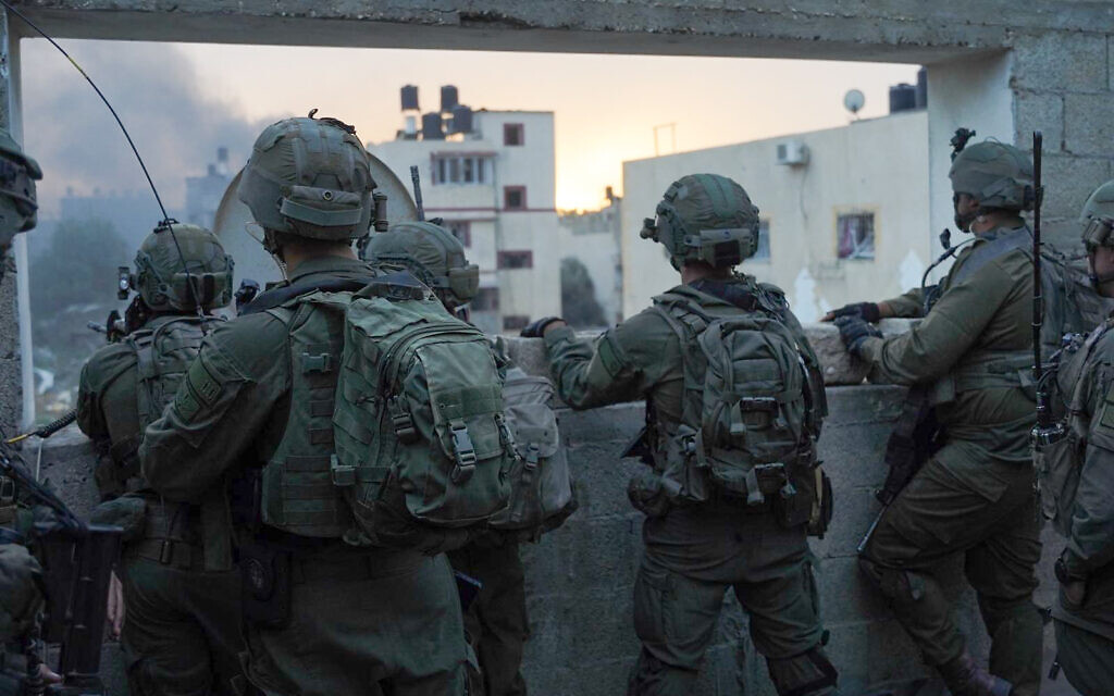 Israeli troops in Gaza IDF photo