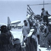 Jews leaving Lod, 1951