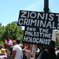 Melbourne, Australia, anti-Israel protest 