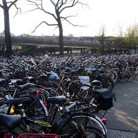 Bicycles at Amsterdam Central Station Jakub Halun Wikimedia