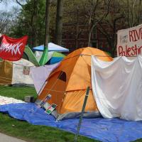 Pro-Palestine encampment Harvard wikimedia