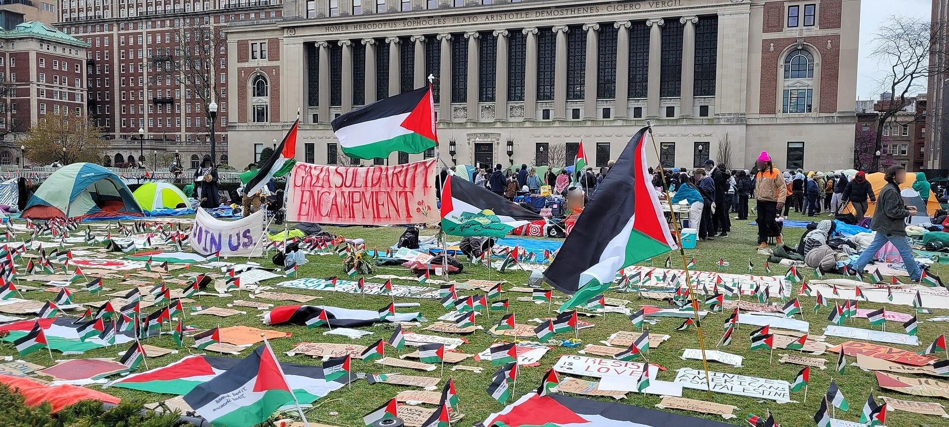 Columbia University protest wikimedia